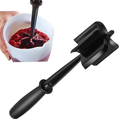 SEAFRONT Tritatutto per Carne, Schiacciapatate in Plastica con 5 Lame Curve, Schiacciapatate per Carne Macinata Resistente Al Calore per la Preparazione Rapida della