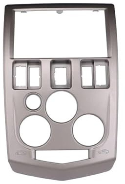 Radions fasciaram För Renault För Logan L90 För Dacia 2004-2007 Dubbel Din Radio Ram Dvd Panel Instrumentbräda Monteringskit Trim Fasadskydd(7 tum)