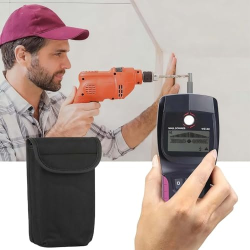 Détecteur mural multifonction avec écran LCD numérique et alertes audio, conduites d'eau, métal, bois, câble en bois, scanner, pour électriciens