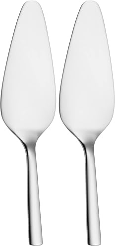 WMF Nuova Kuchenheber Tortenheber Edelstahl 23 cm, Cromargan Edelstahl poliert, ideal auch als Lasagneheber, Pizzaheber, spülmaschinengeeignet (Packung mit 2)
