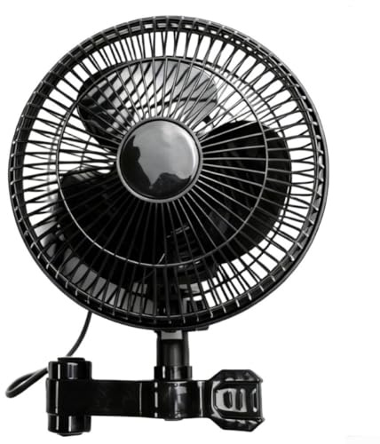 Ventilatore oscillante con clip e rotazione di 90 gradi, circolazione dell'aria regolabile per tenda da coltivazione, ventilazione idroponica silenziosa e raffreddamento della scrivania da giardino