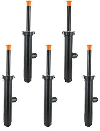 (5 Pack) Rainbird 1806 6 Spray Body Pop Up Sprinkler