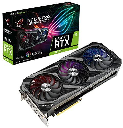 ASUS ROG Strix NVIDIA GeForce RTX 3070 Ti Carte Graphique Gaming