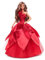 Barbie HBY05 Signature 2022 Holiday Puppe (hellbraunes, gewelltes Haar) mit Puppenständer, Sammelfigur, Geschenk für Kinder ab 6 Jahren