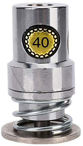 Fyearfly Herramientas De Botones Cubiertos De Tela, Troqueles De Molde, Herramienta De Prensa En Forma De Pan Redondo Para Máquina De Prensa Manual, Botones DIY, Cinturones Cortavientos(40L)