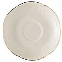 Sanssouci - Platillo de café (14,5 cm, 6 unidades), color dorado