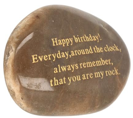 Gravierte Steine, Geburtstagsgeschenke, Damen-Briefbeschwerer mit Kieselsteinen, Alles Gute Zum Geburtstag, Alles Gute Zum Geburtstag, Gravierte Steine, Gemischte Farben, Bday,