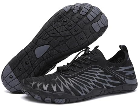 saVgu Lorax Pro Zapatos Descalzos for Mujer, Zapatos Pro Descalzos, Calzado de Caminata for Mujer, Pro - Zapatos Descalzos Saludables y Antideslizantes Unisex (Color : Black, Size : US-11.5)