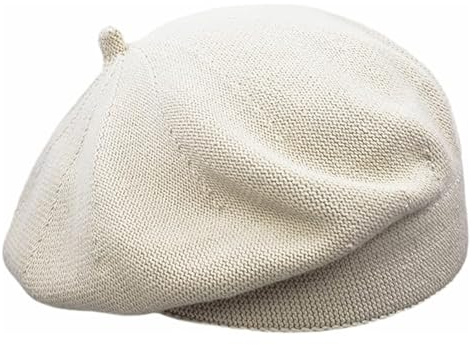 MELEGARI Damen Baskenmütze | 100% Baumwolle | Sofia Beret | Frühling Sommer