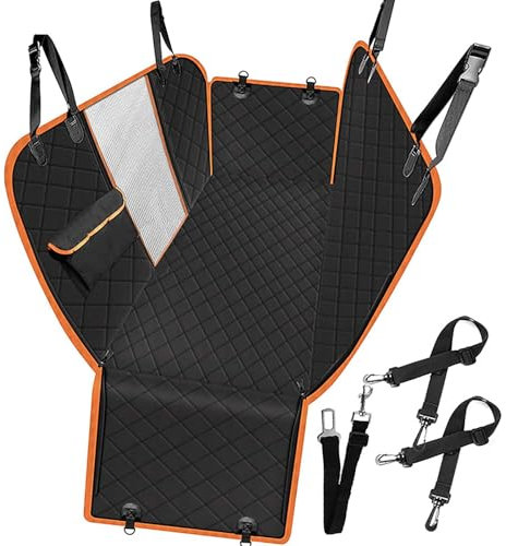 FURREN Hundedecke Auto rückbank für Mini Counry Man F60, Wasserdicht Kratzfest Autoschondecke Auto Hundedecke Rücksitz Autodecke Hund Rückbank Autositz Hund,C