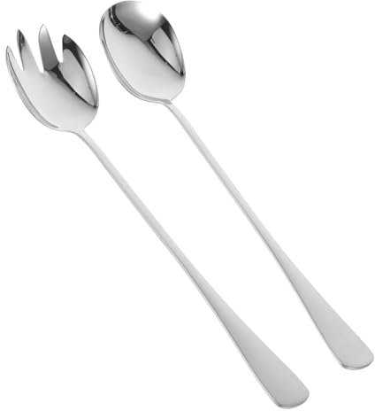 OFFSCH Cuchara para Ensalada Inoxidable Gran para Servir Utensilio De Cocina Buffet