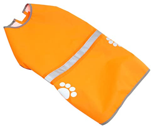 HAPINARY Reflektierende Weste Für Hunde Outdoor-Sicherheitsweste Aus Oxford-Stoff Mit Klettband Atmungsaktiv Und Leicht Für Kleine Bis Mittelgroße Haustiere