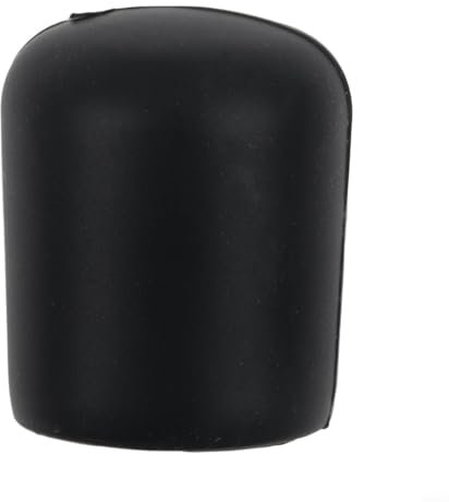 Cubierta para mango de caña de pescar hecha de material de silicona suave y elástico (S negro)