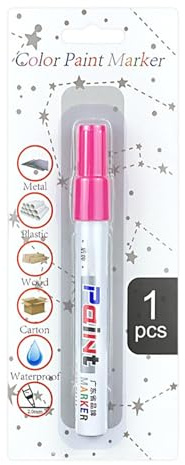 Penna di vernice per auto, pennarello pneumatici, impermeabile automatico penna a Set di lunga durata di verniciatura auto touchup multifunzione strumento di riparazione pin