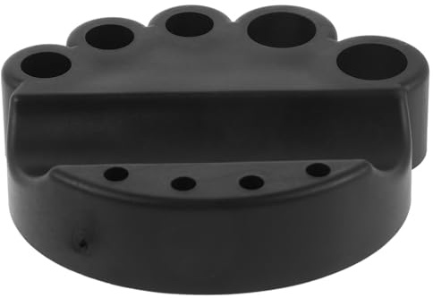 Support à Pigments Noir Plastique Godet pour Tatouage | Porte-gobelets, Accessoire Tatouage Professionnel, Organisateur de Matériel de Tatouage pour Salon