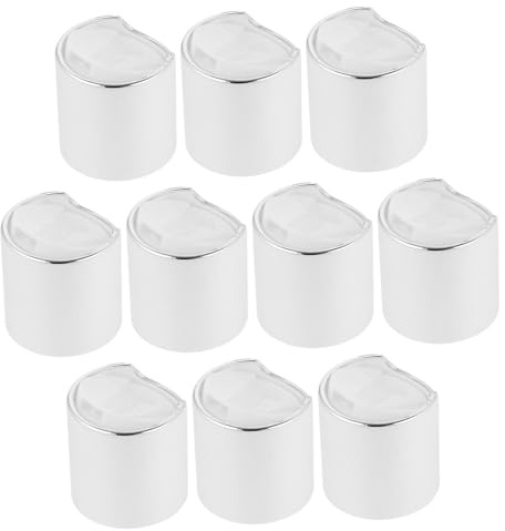 VICASKY 10pièces Couvercle De Bouteille De Lotion Pour Corps Lot De Accessoires Pour Bouteilles Cosmétiques Bouchon De Remplacement Pour Flacon De Lotion