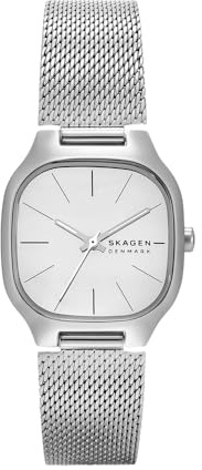 Skagen Mellem Lille Damenuhr, Quarz-Dreizeigerwerk mit Edelstahlarmband