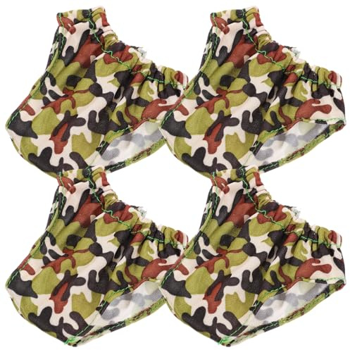 CORHAD Culottes De Poupée sous-vêtements pour Mini-poupées 18 Pouces Lot De 4 Taille Élastique Couleur Vert Militaire Accessoires pour Habiller Poupée Jeux D'imitation