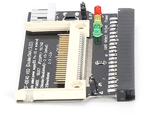 SUNGOOYUE Adaptateur CF vers IDE, Interface Femelle 40 Broches, Lecteur de Carte Compact Flash, Compatible avec, OS X, Faible Consommation d'énergie