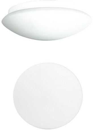 Trango MV360LB LED Sensor IP44 Außenlampe I Deckenlampe mit Bewegungsmelder I Außenleuchte, Deckenleuchte mit Sensor mit hochwertiges Opalglas inklusive 1x E27 LED Leuchtmittel Radar-Bewegungssensor