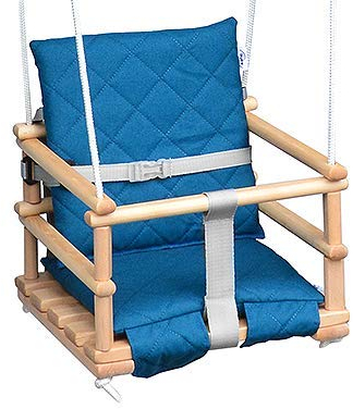 Altalena per bambini 4 in 1 in legno, Dondolo bambini, Altalena neonato da giardino per Bambini, Dondolo 4 in 1 SKYLINE, Altalena bambi, Dondolo per Bambini in Legno + Cintura di Sicurezza