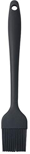 21cm Pennello Cucina Pennelli Silicone dolci da Cucina Pennello in Silicone Olio Pennello da Forno Cottura Spazzole da Forno Resistenti al Calore da Cucina,Colore Nero
