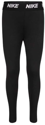 Nike Sport Essent Prtd Leggings för flickor, Black, 6/7 år