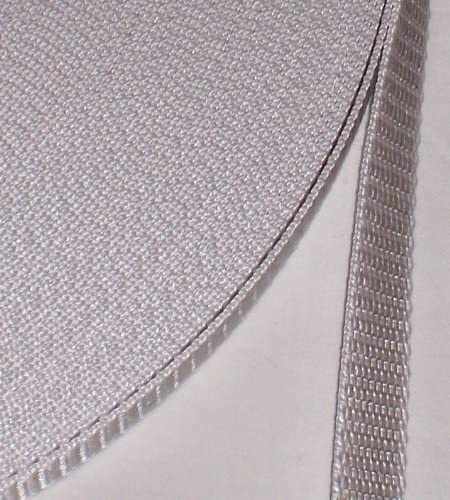 Rolladengurt 23mm 14mm 6m 50m - Profi Produkte Vertrieb® - Grau Weiss Beige Polypropylen PP Gurt Rolladenband Rolloband (14mm - 50 Meter, Grau)