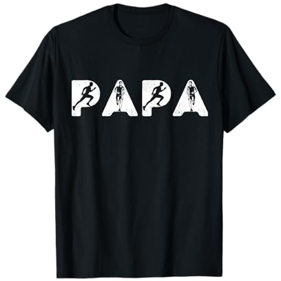 Papa Joggeur Cadeau Course À Pied Jogging Fête Des Pères T-Shirt