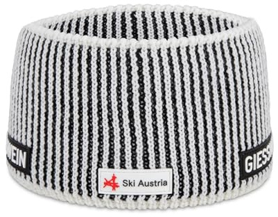 Giesswein Ski Austria Headband Weisshorn - ÖSV Merino Stirnband gefüttert | Ski Austria Kopfband Unisex, Sportswear – warmes, gefüttertes Merino Stirnband, offizieller ÖSV Fanartikel