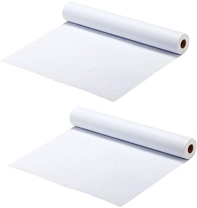 STOBOK 2 Rollen Zeichenpapier Staffelei Kind Zeichenzubehör Weiß Graffiti