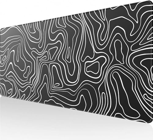 Rcege Large Mouse Pad for Desk - Gaming Mouse Pad with Non-Slip Base Stitched Edges, Desk Mat for Keyboard and Mouse