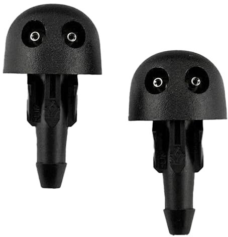 Click&Fit Ugelli regolabili per lavavetri Renault Clio 1998-2014, simbolo 2008-2012 – Ugelli per lavavetri 7700413545, 2 pezzi