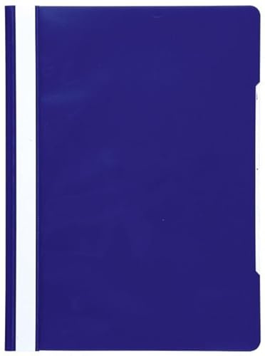 Papiertiger Schnellhefter Marke Brunnen PP für Schule und Büro (Schulqualität, Blau, 10er Pack)