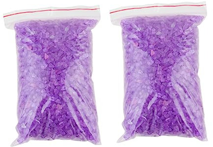 MAGICLULU 2stücke Bunte Glassteine Für Mikro-Landschaft Aquarium Dekoration Farbiger Sand Aus Ökologischer Flaschensand Für Glaswaren Und Fischbecken