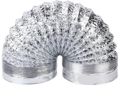 YANSHUYU Tubo Cappa Tubo di Ventilazione Tubo di Fumo scalabile Uscita Cucina Ventilatore di Scarico del Bagno Tubo Flessibile Tubo Condizionatore(100 x 2M)