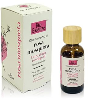 BioEssenze - Olio Purissimo per uso Cosmetico - Pressato a Freddo e Senza Solventi (Rosa Mosqueta 30ml)