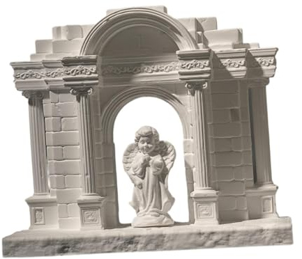 Fiocias Aquarium Fish Tank Decoration Mini Roman Column Multifunctional Simulation