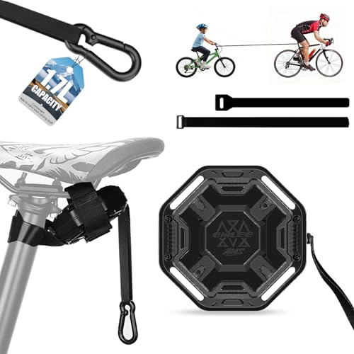 Desing Wish 2.5m Abschleppseil Fahrrad Kinder und Erwachsene Einziehbarer Fahrrad Seil Ziehhilfe Eltern Kind Zugseil Outdoor Reiten Zuglast 100Kg für Alle Fahrrad MTB E-Bike Mountainbike Zubehör