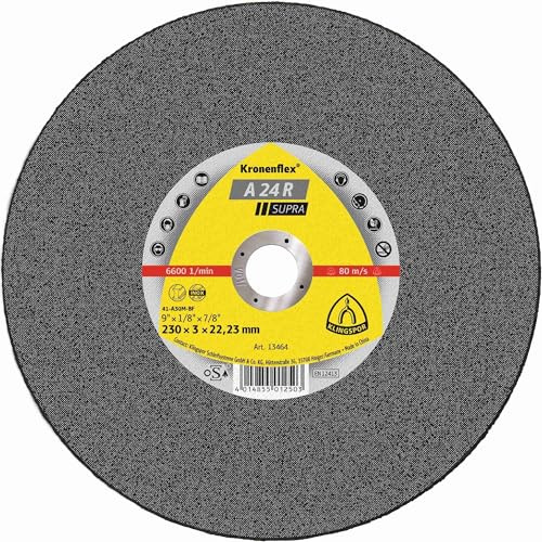 25 x Klingspor A 24 R Trennscheiben, 125 x 2,5 x 22,23 mm gekröpft