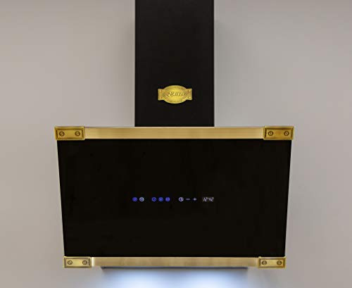 Kaiser AT 9445 AD Rétro Hotte aspirante murale 90 cm,Hotte murale, Luxe fabricant Kaiser, 3 vitesses .1250m³/h,Eclairage LED, Hotte, Timer,Gagnants German Brand Award 2018,Hotte cheminée