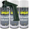 Lot de 3 bombes d'apprêt gris - 400 ml chacune - Avec poignée - Peinture pour voiture