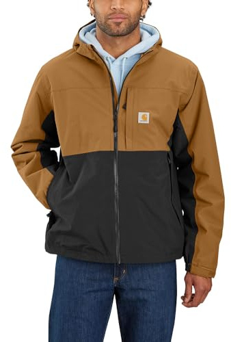 Carhartt Men's Monterey Jacket, Carhartt Brown/Black, XX-Large
