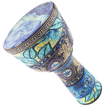 Professionelle Djembe 8 Zoll Professionelle Afrikanische Djembe-Trommel ABS-Stoffkunst Traditionelles Afrikanisches Instrument (Color : A)