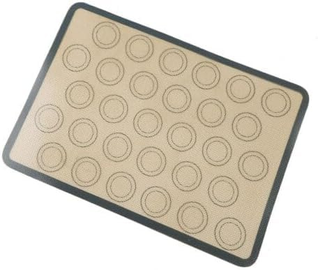 Non-Stick Silicone Baking Mat for Macarons, Pastry, Cookies, and Cakes - 42x29.5cm Silicone Baking Mats & Liners Eco-Friendly Pastry Mats, Baking Tools and Accessories(ZS354)