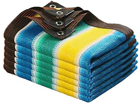 Tela de sombra con ojales, 90 % resistente a los rayos UV, para plantas al aire libre, verduras, invernadero, jardín, vela de sombra (5 m x 6 m)