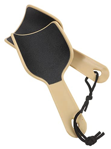 minkissy 2stücke Fußpeelingfeile Aus Hochwertigem Material Dual-seitig Für Abgestorbene Haut Fußpflegewerkzeug Mit Ergonomischem Griff Wiederverwendbar Für Heimgebrauch Und Salon