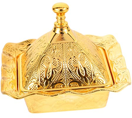 CHICAMPERA Conteneur à Bonbons Alliage Couvercle Sucrier Vintage Pour Cuisine Récipient à Sucre Accessoire De Service Élégant