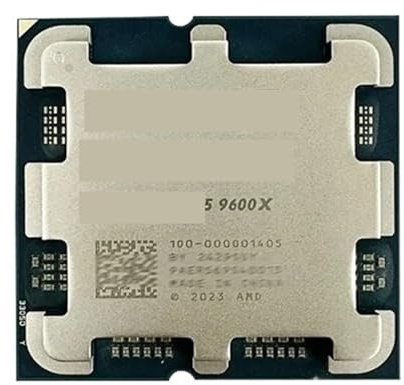 Procesador 5 9600X de 5,4 GHz, 6 núcleos, 12 subprocesos, 38 MB de caché de Juego, TDP de 4 NM, 65 W, CPU for Juegos con Socket AM5, gráficos Integrados Zen 5
