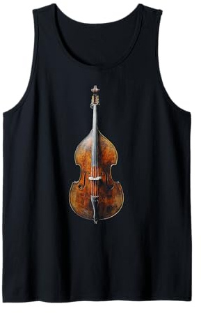 Contrebasse Instrument de Musique Art Graphique Double Basse Débardeur